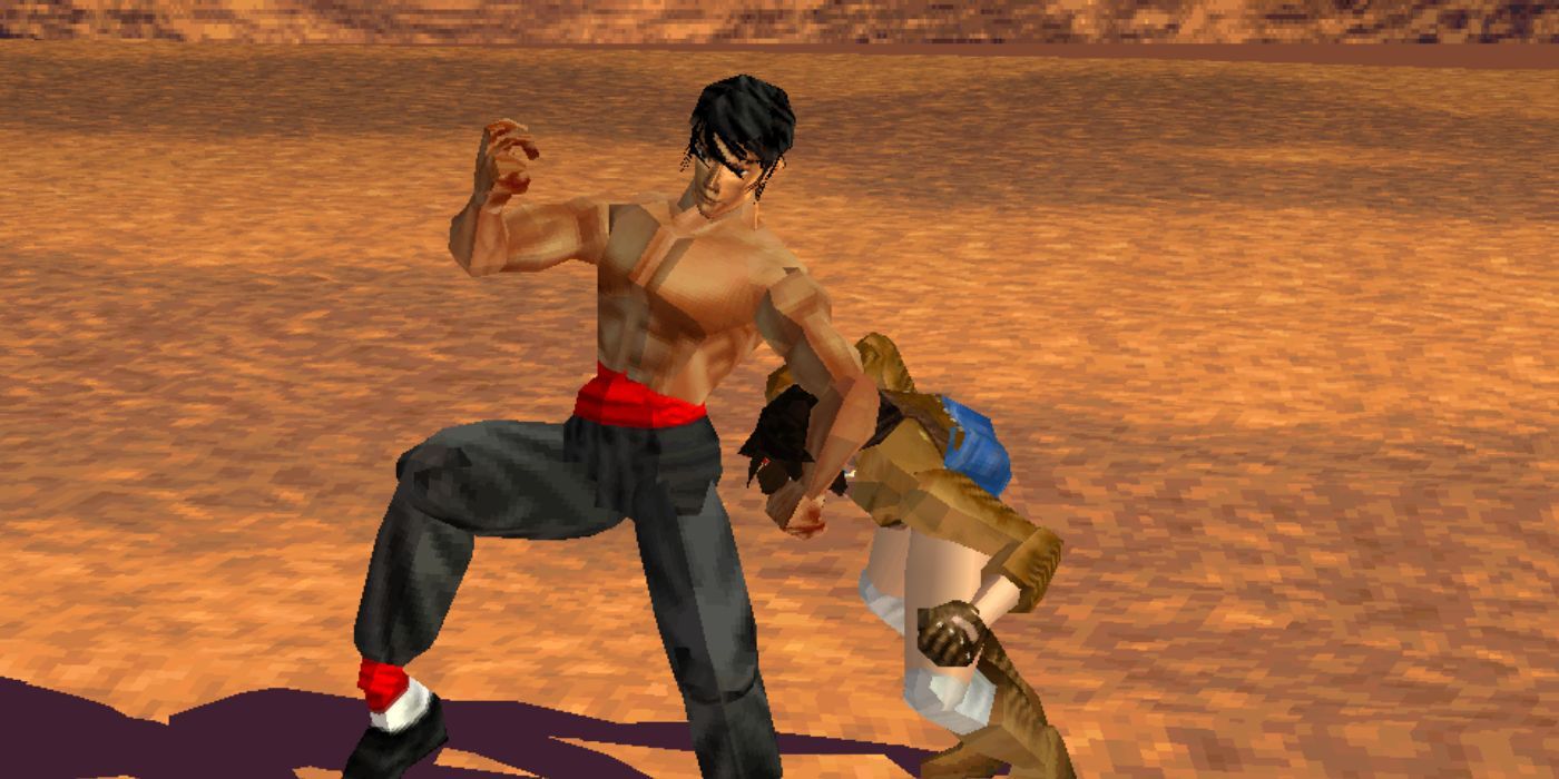 Tekken 2 dövüşünden iki karakter.