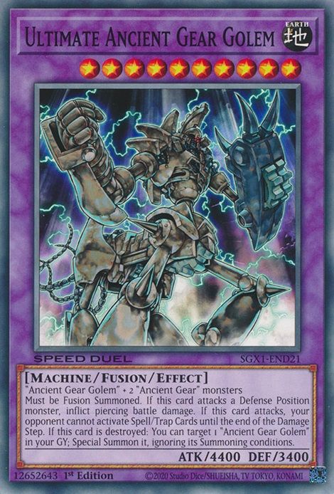 Yu-gi-oh'dan nihai antik dişli golem kartı!