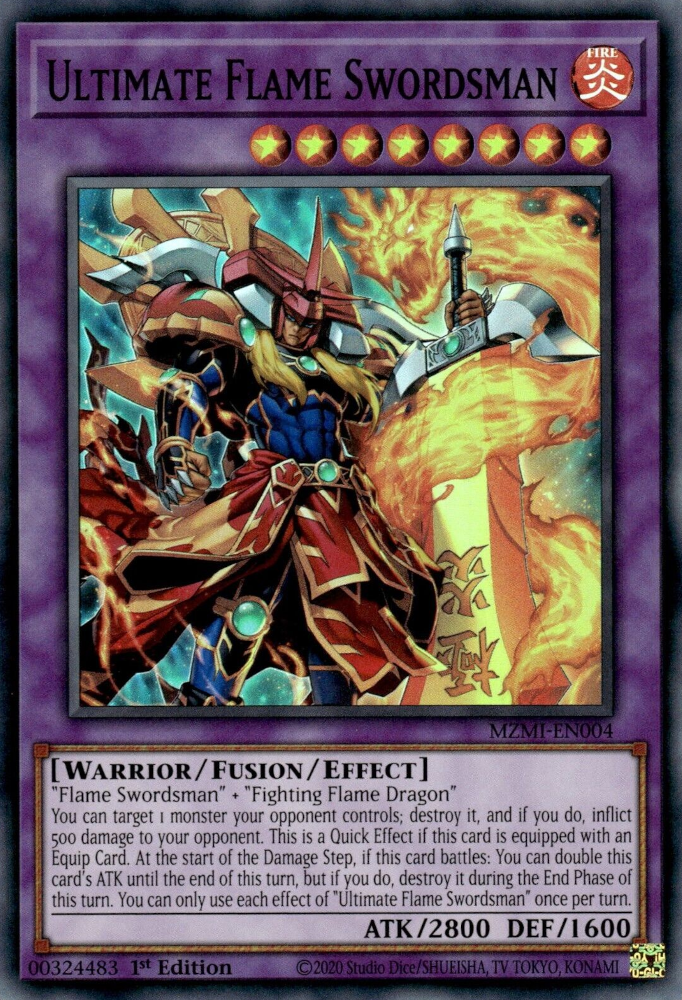 ¡Ultimate Flame Swordsman en Yu-Gi-Oh! TCG/OCG.