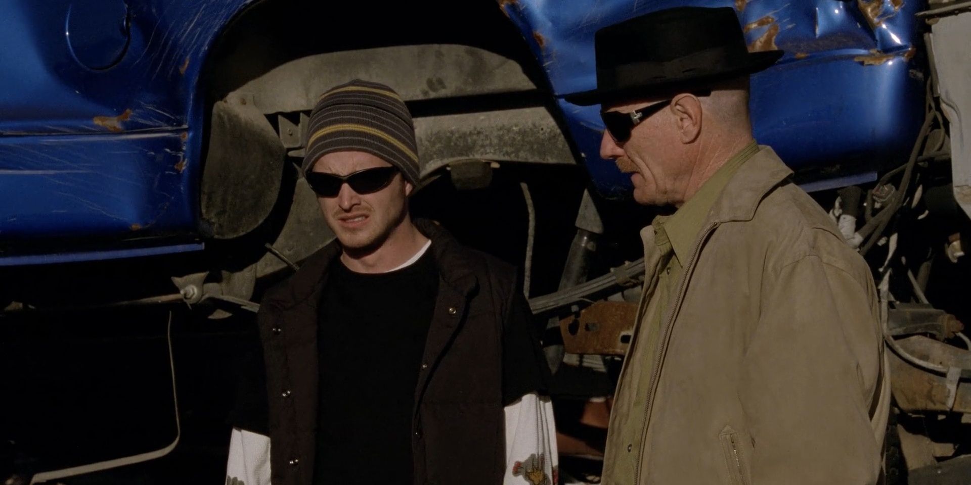 Walt and Jesse wait to meet Tuco in Breaking Bad