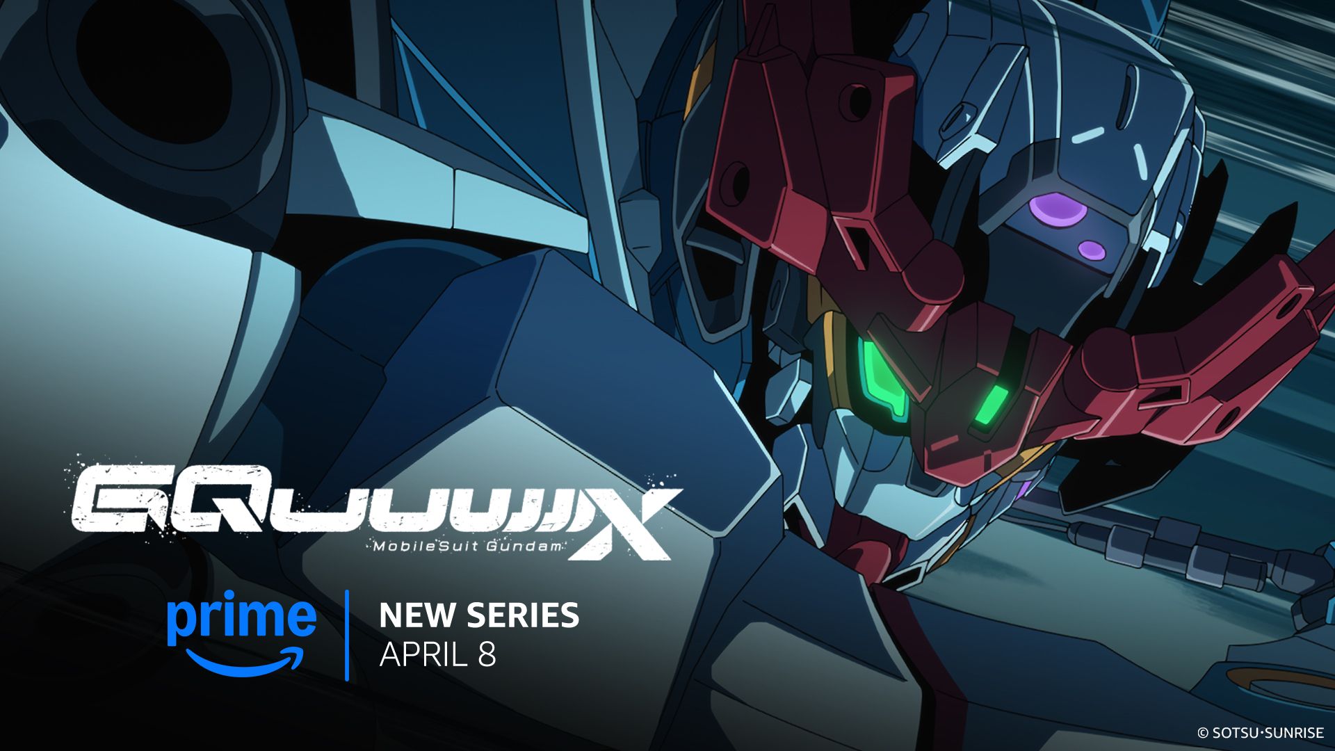 Transmissão exclusiva de Mobile Suit Gundam GQuuuuuuX no Prime Video