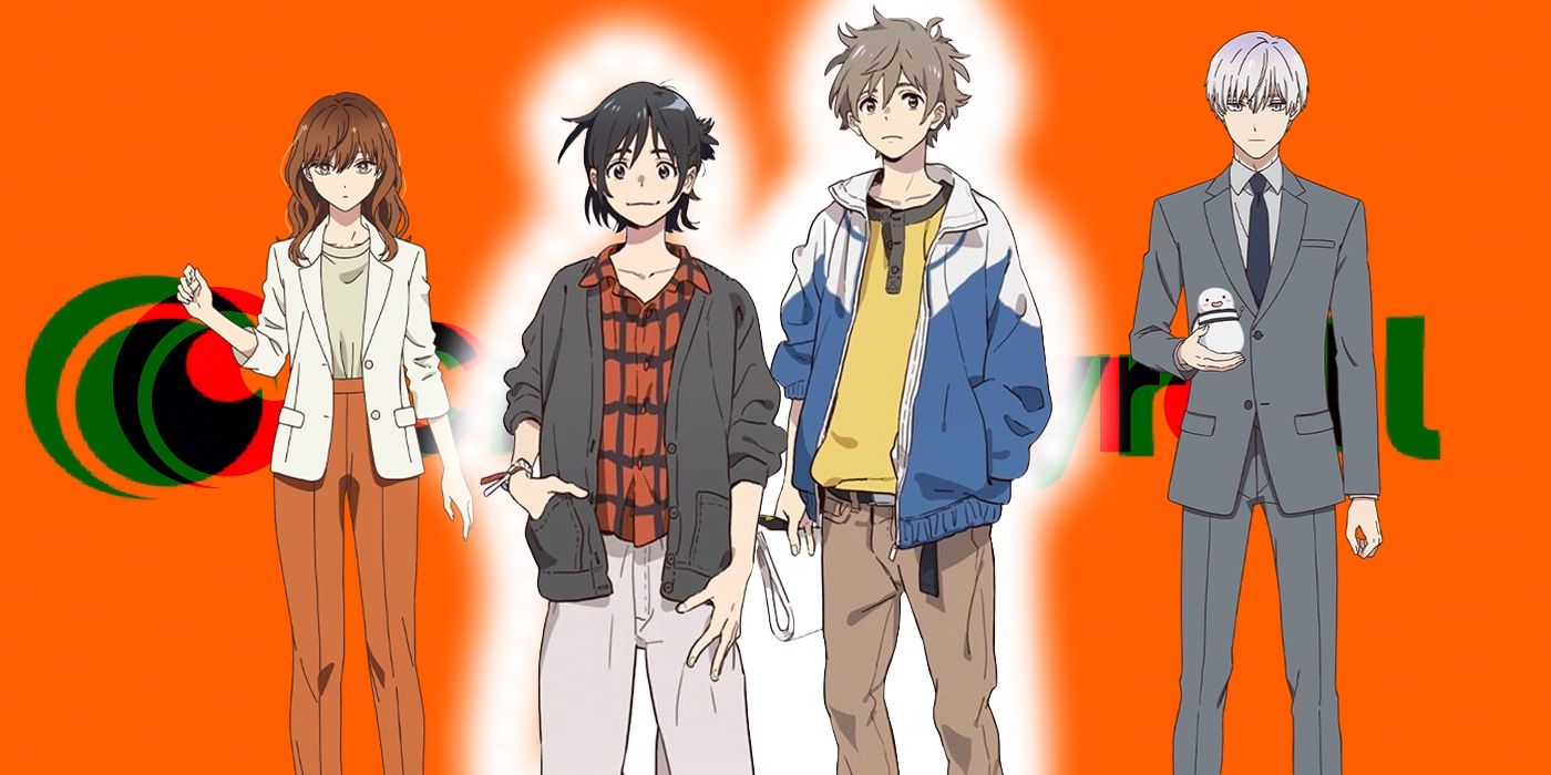 Mio Fuyutsuki do Gelo Guy; Mio Chibana e Shun Hashimoto do estranho à costa; Yukiyo himuro do cara do gelo