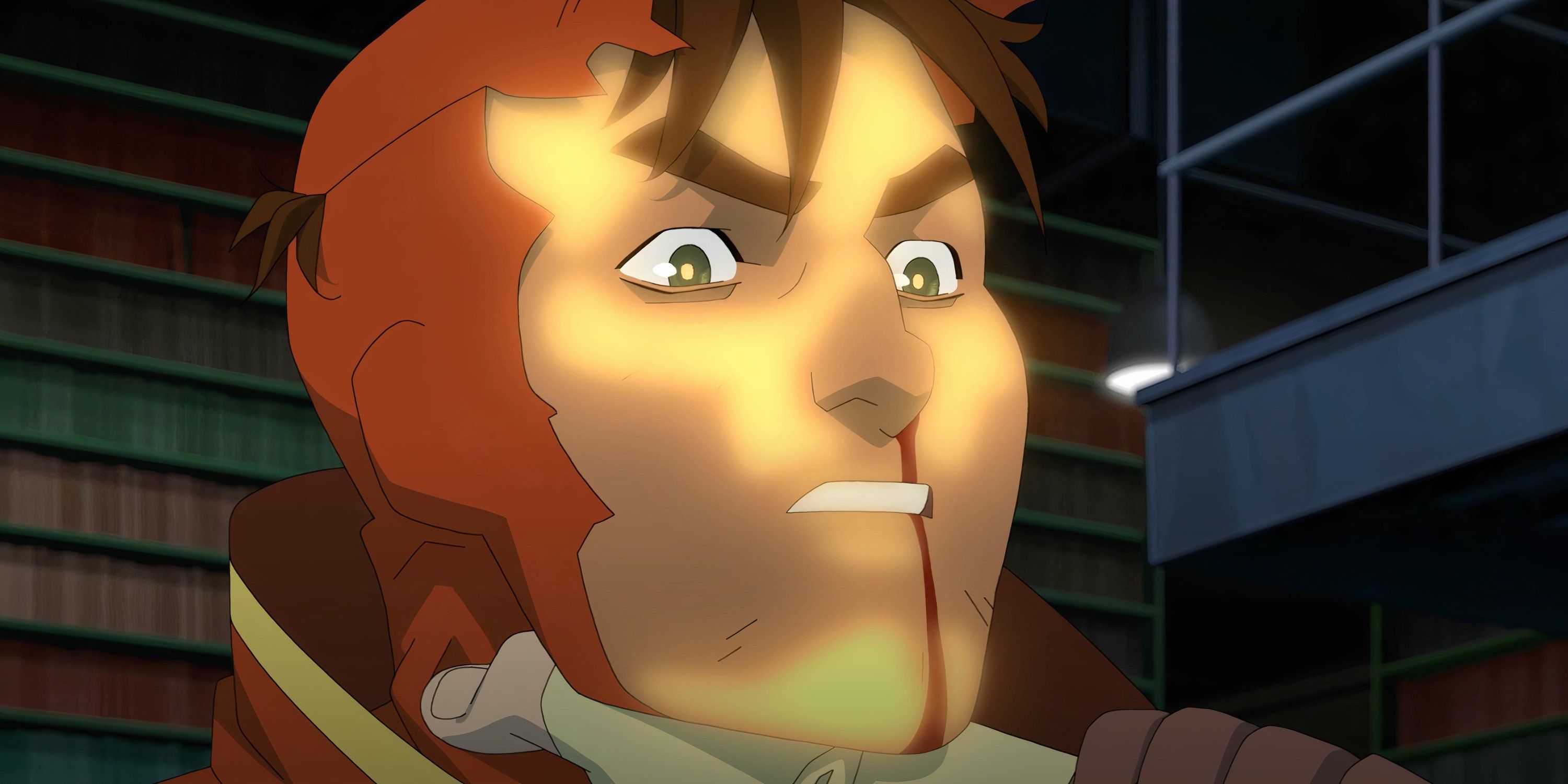 Rex Splode ilumina su esqueleto para sacrificarse contra una variante de Invincible en Invincible