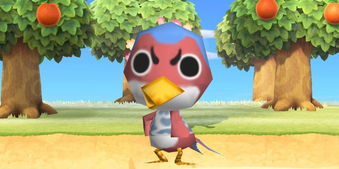 Twirp, a bird villager from Animal crossing 