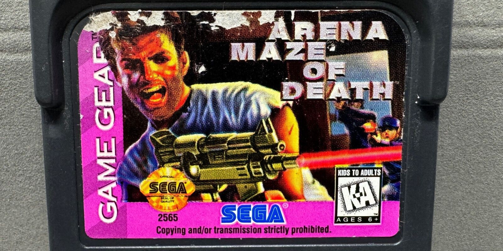 Arena Maze of Death Game Gear cartridge