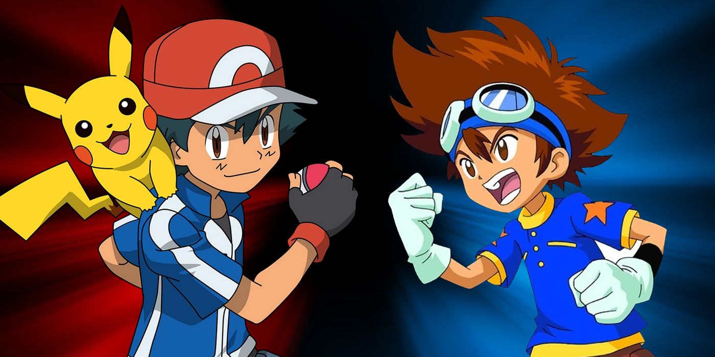 Ash Pokemon vs Tai Digimon