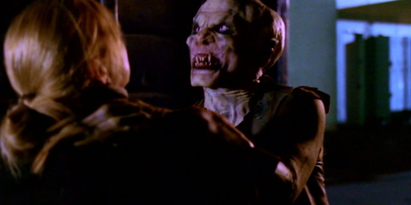 Buffy fights a Turok-Han in Buffy the Vampire Slayer