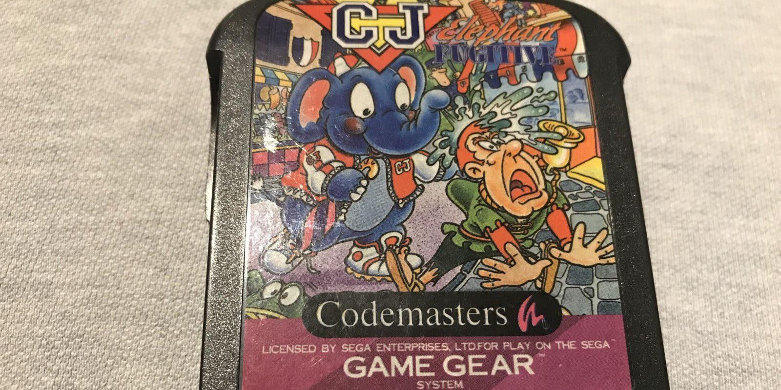 CJ Elephant Fugitive Game Gear Cartridge