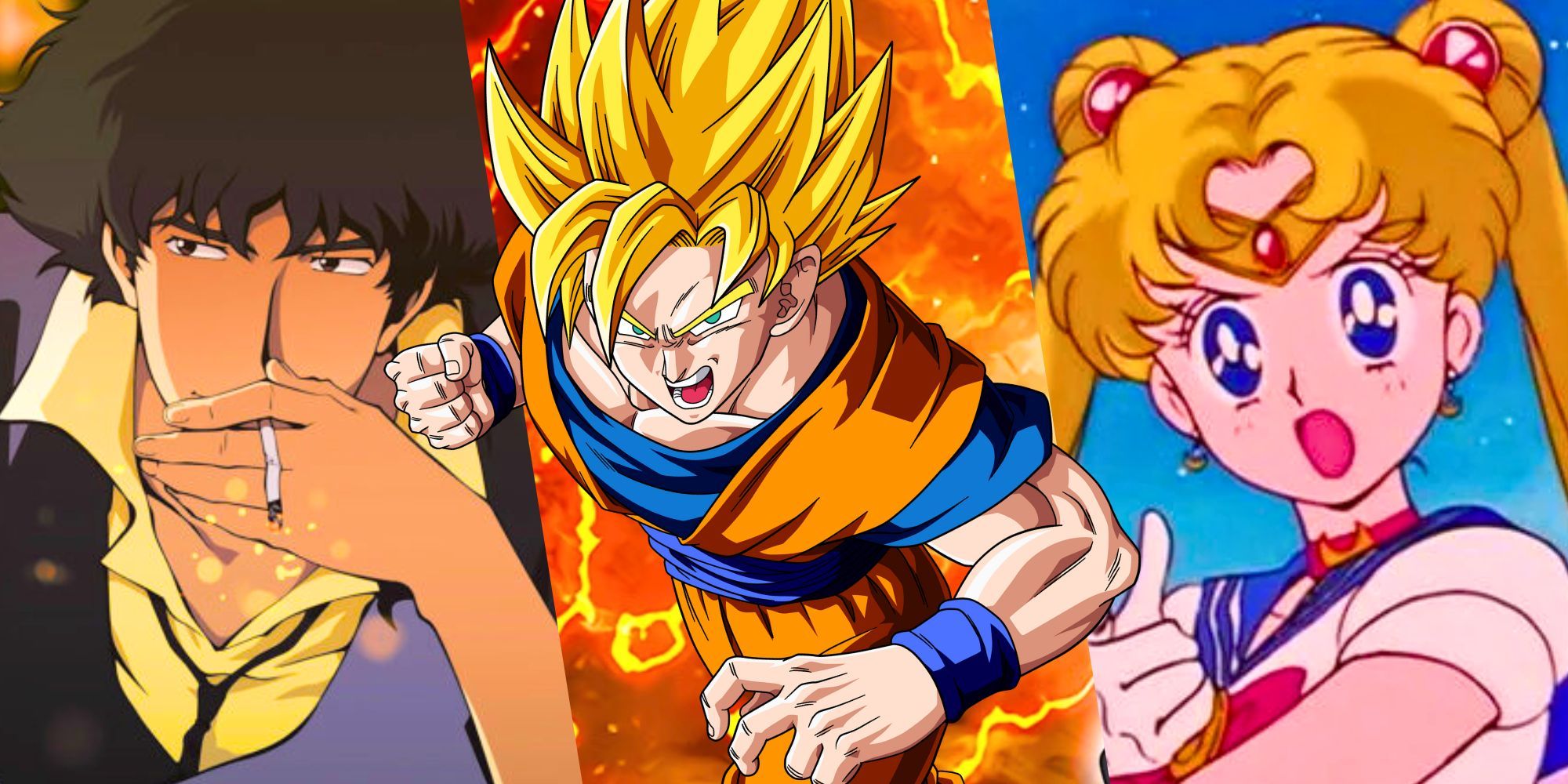 Custom Image of Cowboy Bebop, Dragon Ball Z, Sailor Moon