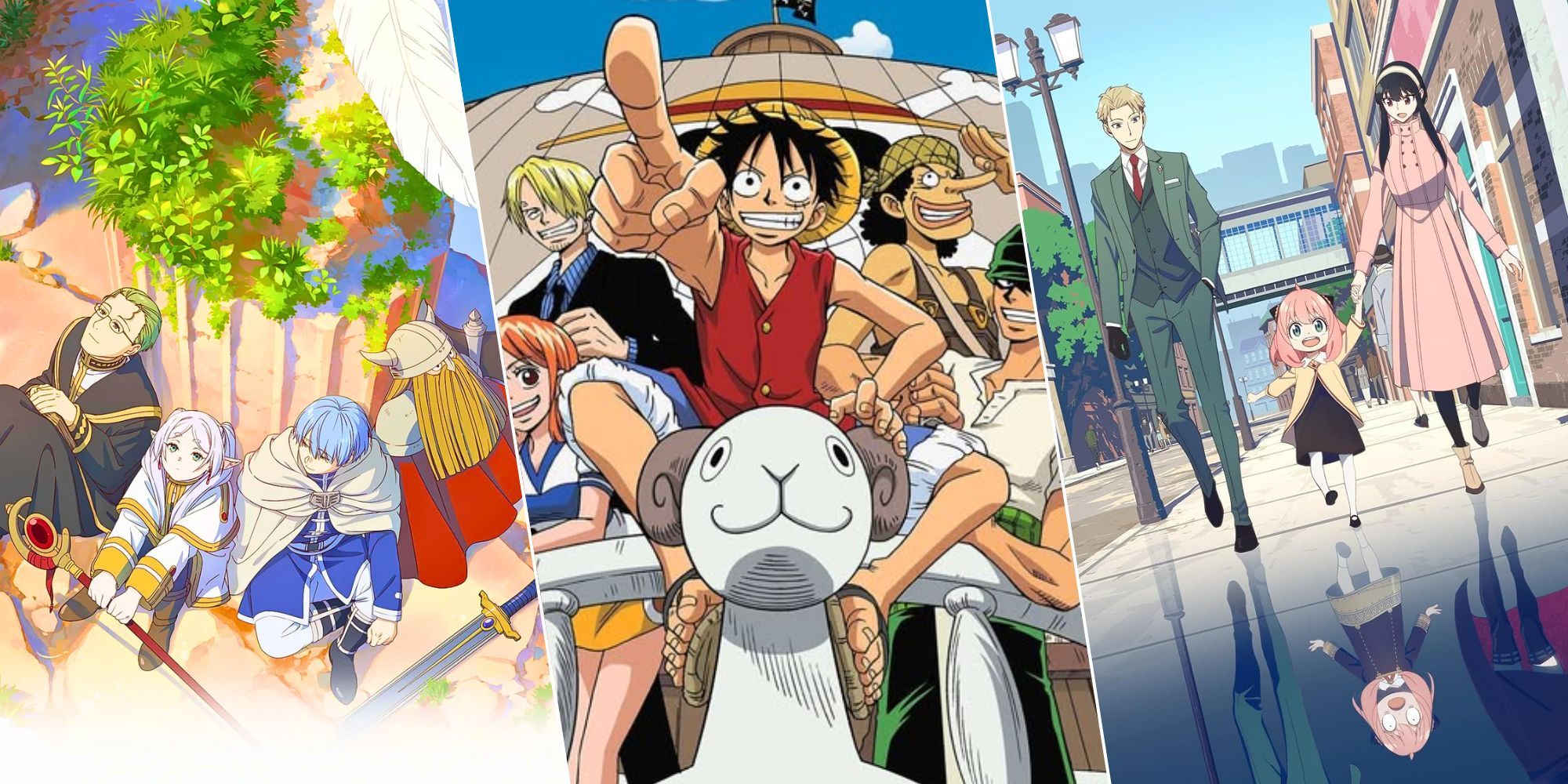 Personalized image of Frieren Beyond Journeys End, One Piece, Spy X Family