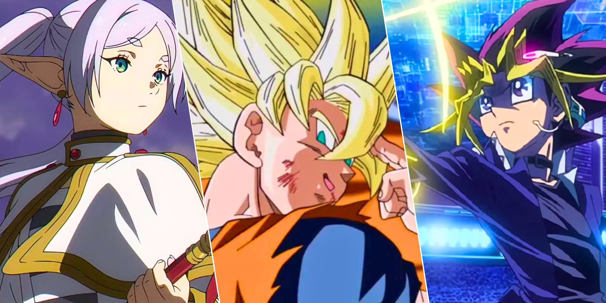 Custom Image of Frieren, Goku, Yami Yugi