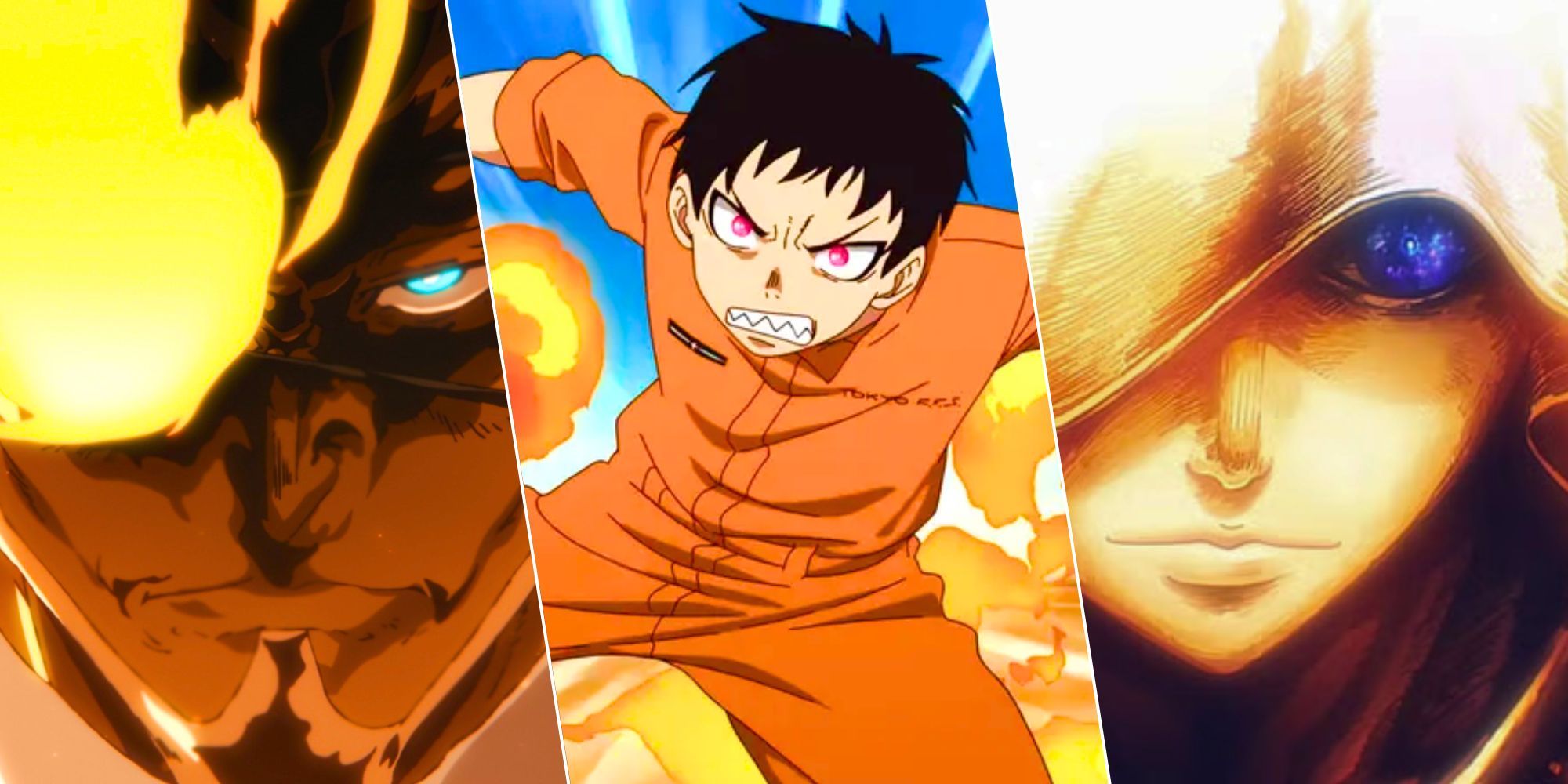 Imagem personalizada de Leonard Burns, Shinra, evangelista da Fire Force Temporada 3