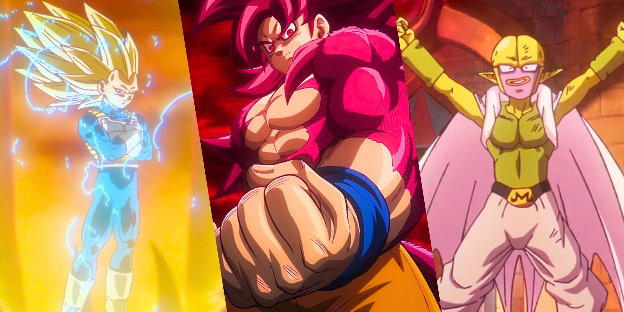 Imagem personalizada de SSJ3 Vegeta, SSJ4 Goku, Majin Kuu