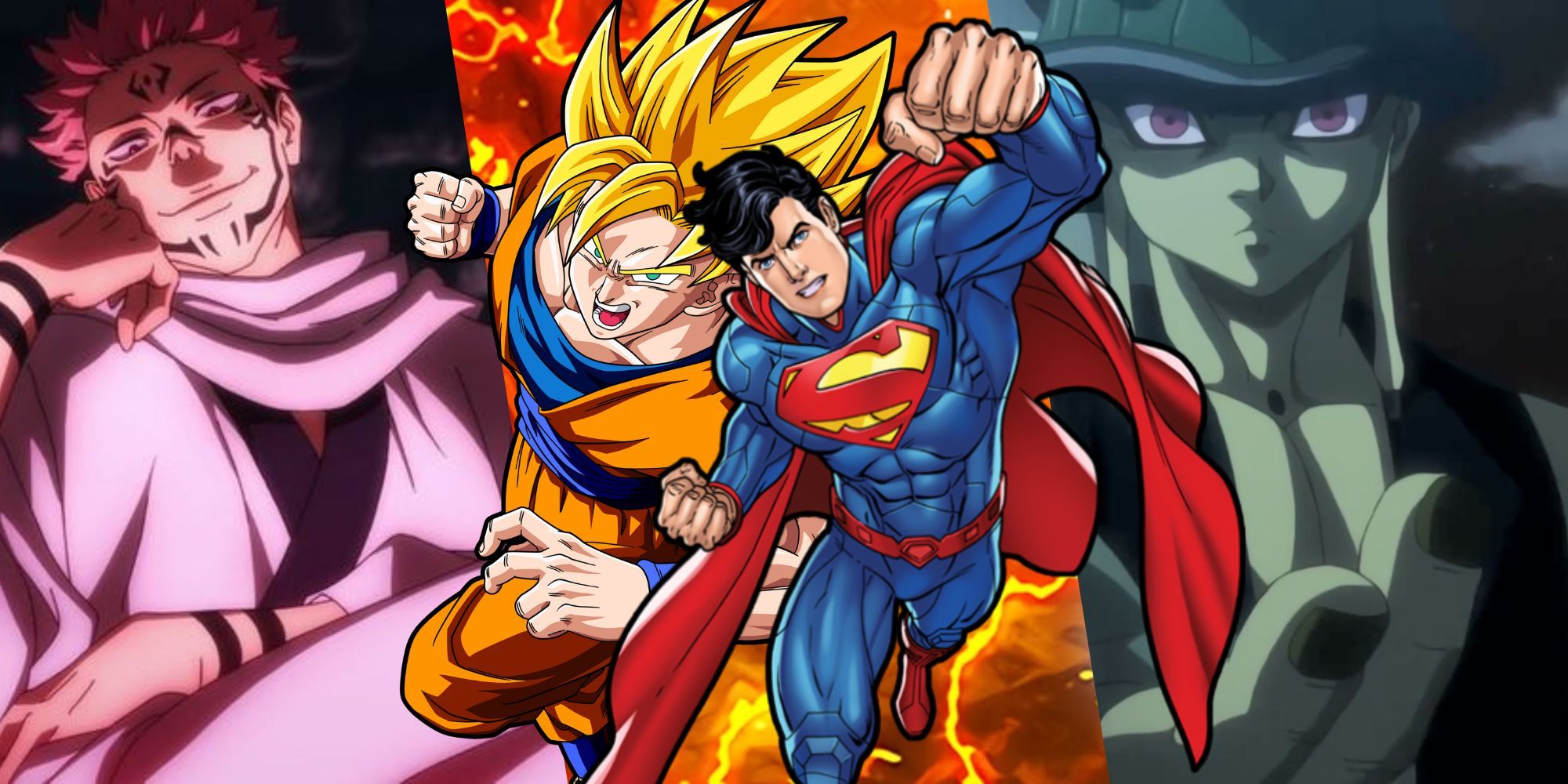 Custom Image of Sukuna, Goku, Superman, Meruem