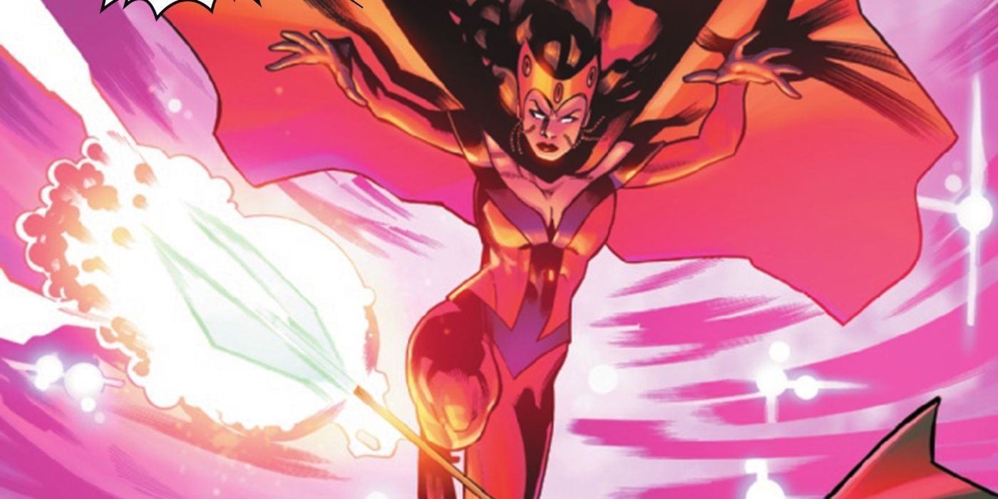 Darkhold Scarlet Witch is using cosmic powers in Marvel Comics.