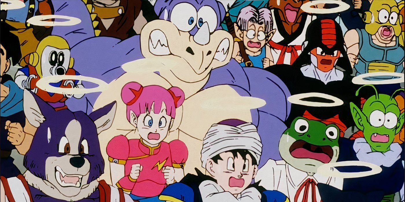 Personajes de Toriyama hacen cameos como espectadores en el Torneo del Otro Mundo de Dragon Ball Z.