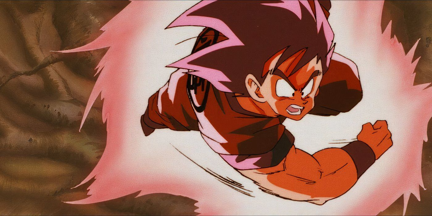 Goku usa el Ataque Kaio-Ken en Dragon Ball Z: El Árbol del Poder.