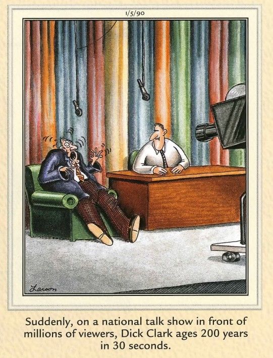 Far Side Dick Clark comic