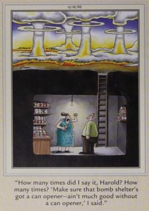 A man and woman in a bomb shelter