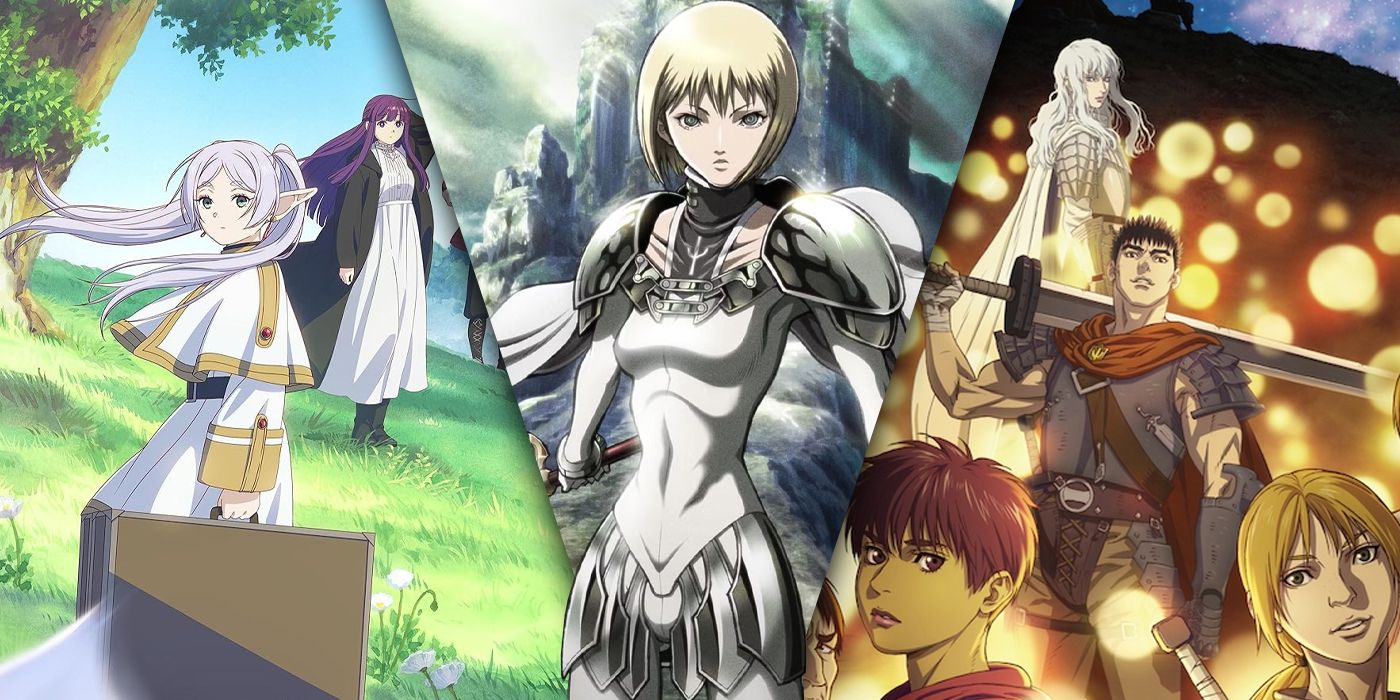 Frieren Beyond Journey's End, Berserk, Claymore