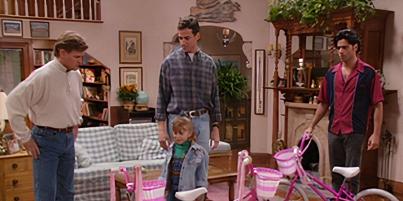 Michelle is going to jail in Full House episode: The Bicycle Thief. 