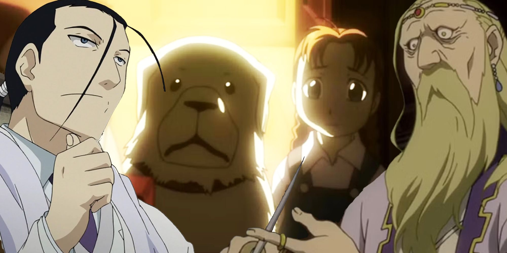 Fullmetal Alchemist horrifying moments with Nina Tucker and Alexander, Kimblee and Father