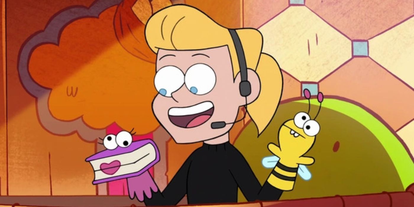 Gabe Bensen is putting on a puppet show in Gravity Falls.