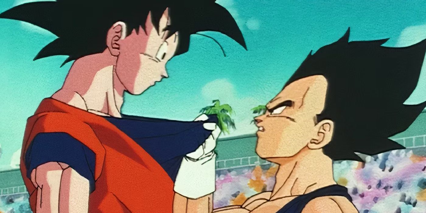 Goku and Vegeta meet at the 25th World Martial Arts Tournament - Dragon Ball Z