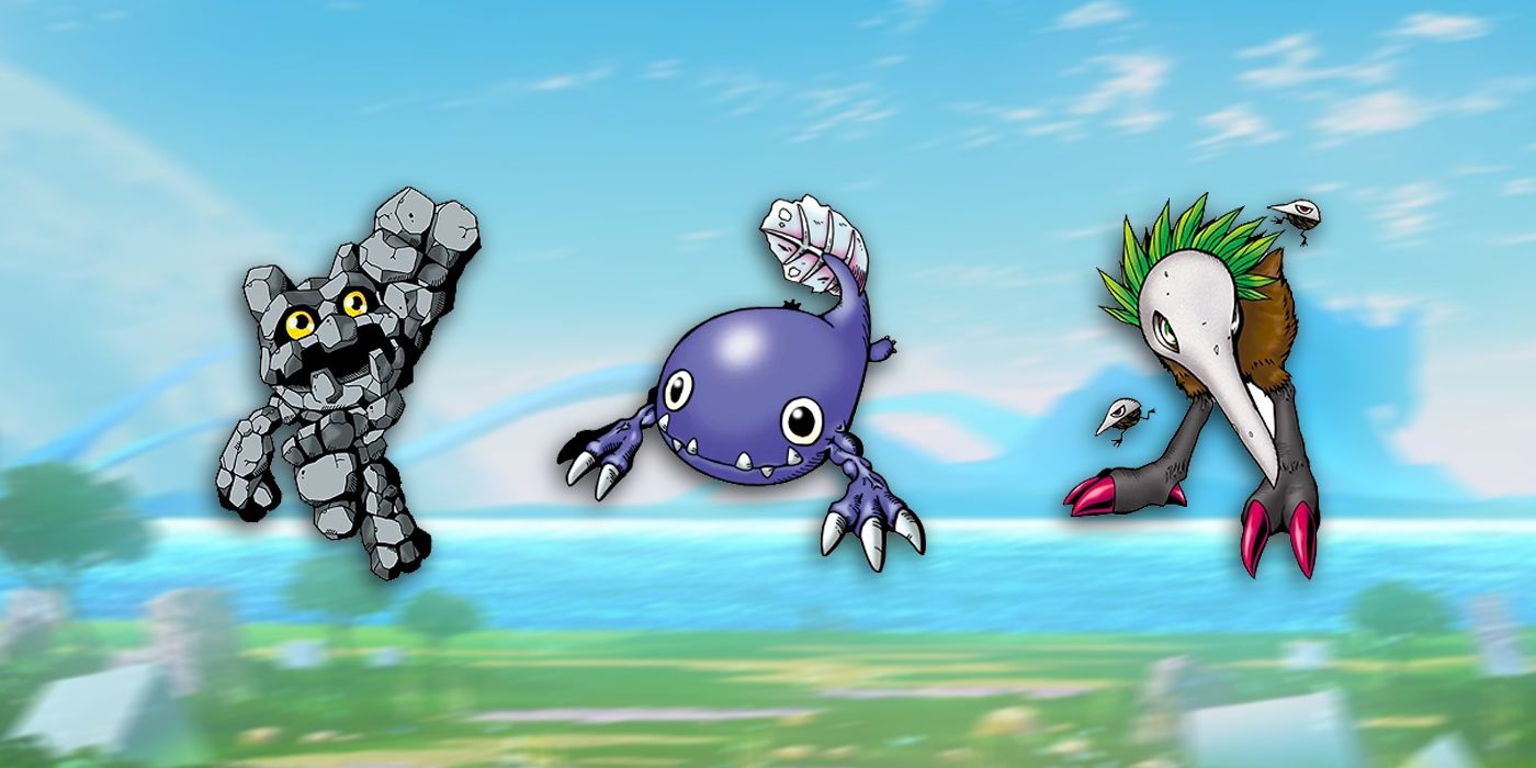 Gotsumon, Otamamon, Kiwimon Digimon