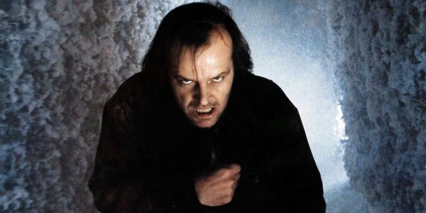 Jack Torrance persegue sua família através do labirinto do hotel Overlook em The Shining