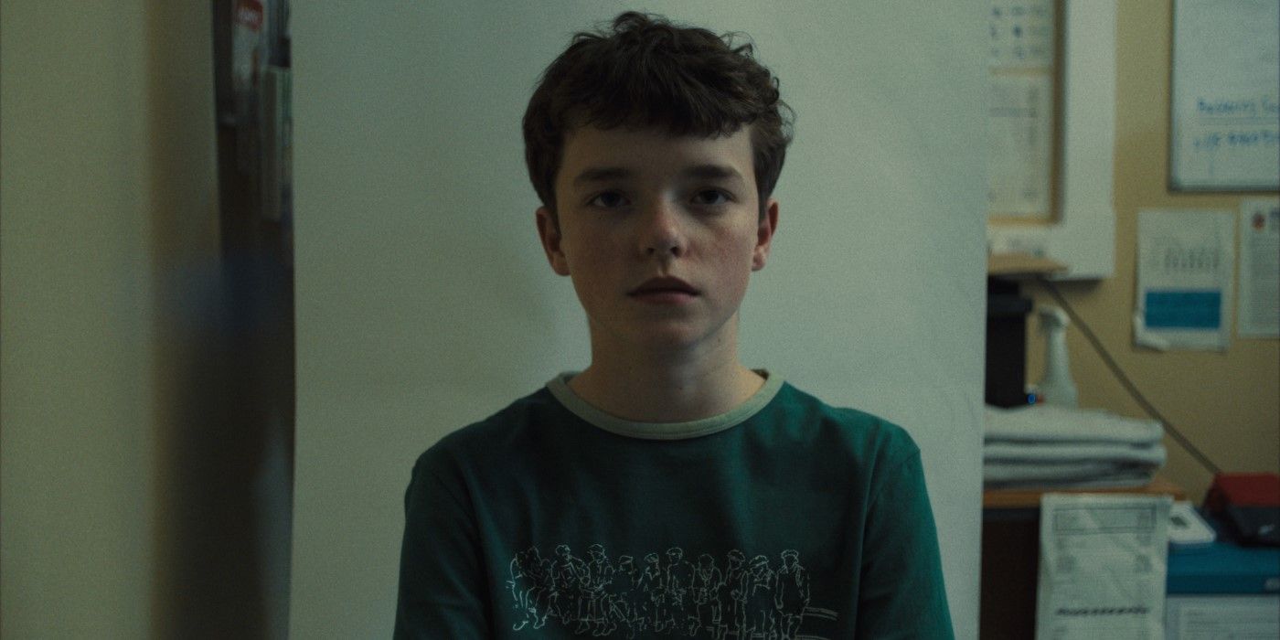 Jamie Miller in the police station