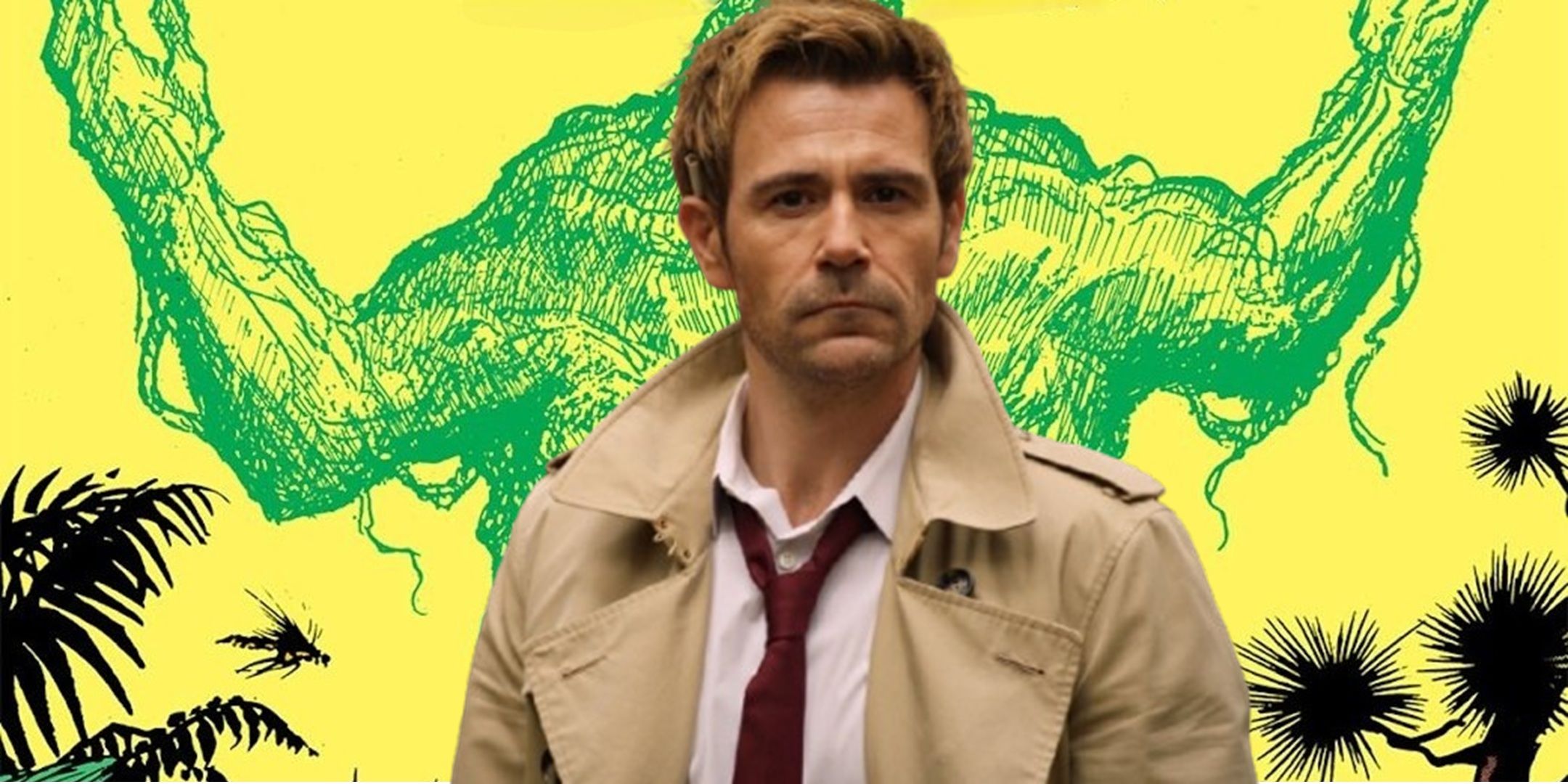 John Constantine de pie frente a las marismas