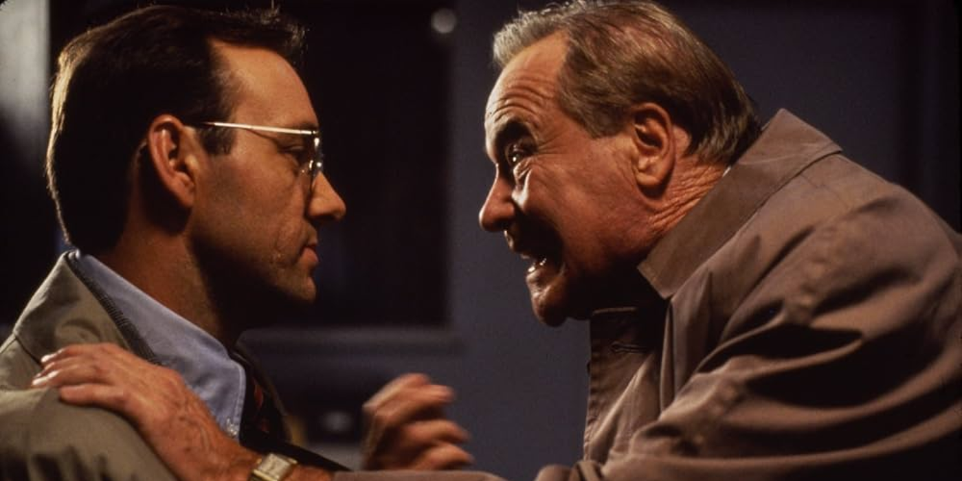 Kevin Spacey e Jack Lemmon em Glengarry Glen Ross