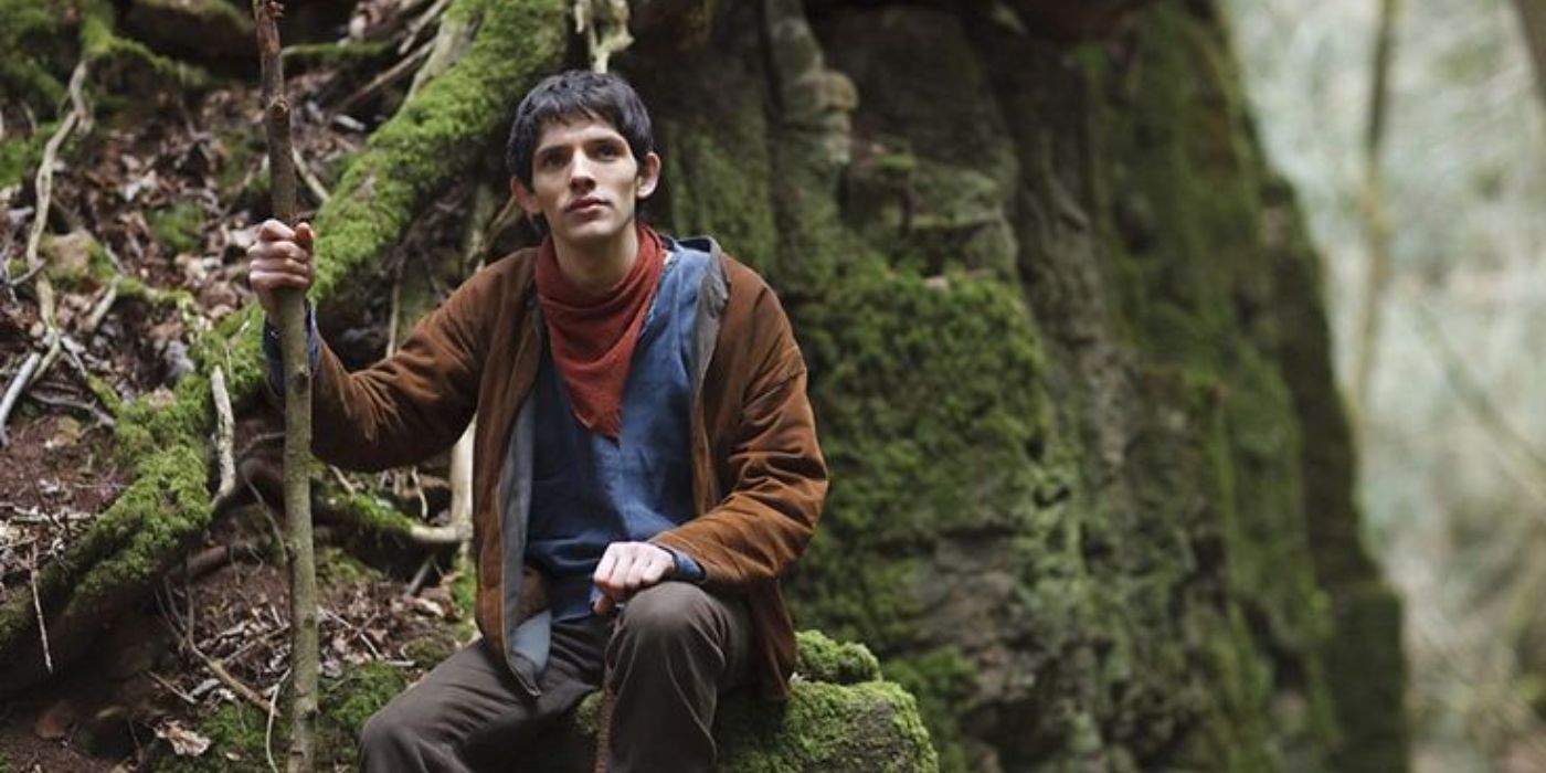 Colin Morgan como Merlin de la serie Merlin