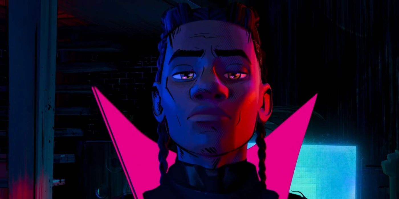 Miles G. Morales as Prowler in Spider-Man: Across the Spider-Verse.