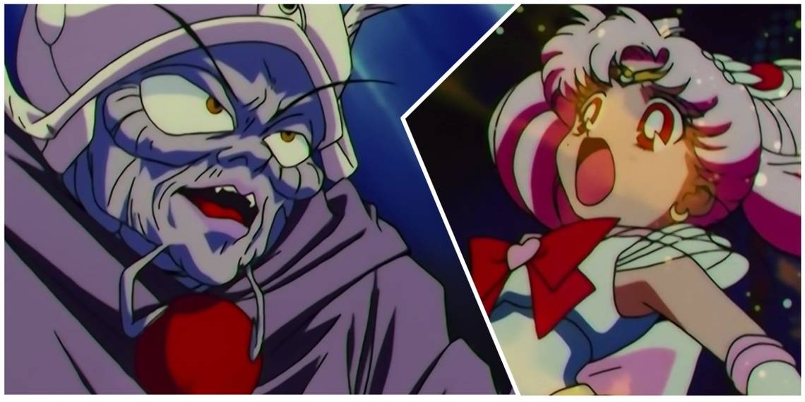 Colagem de imagens de Sailor Moon SuperS