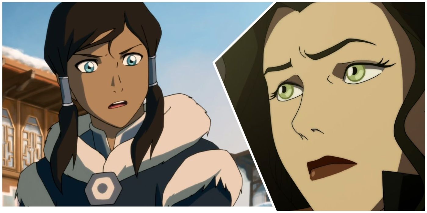 Korra e Asami da lenda de Korra