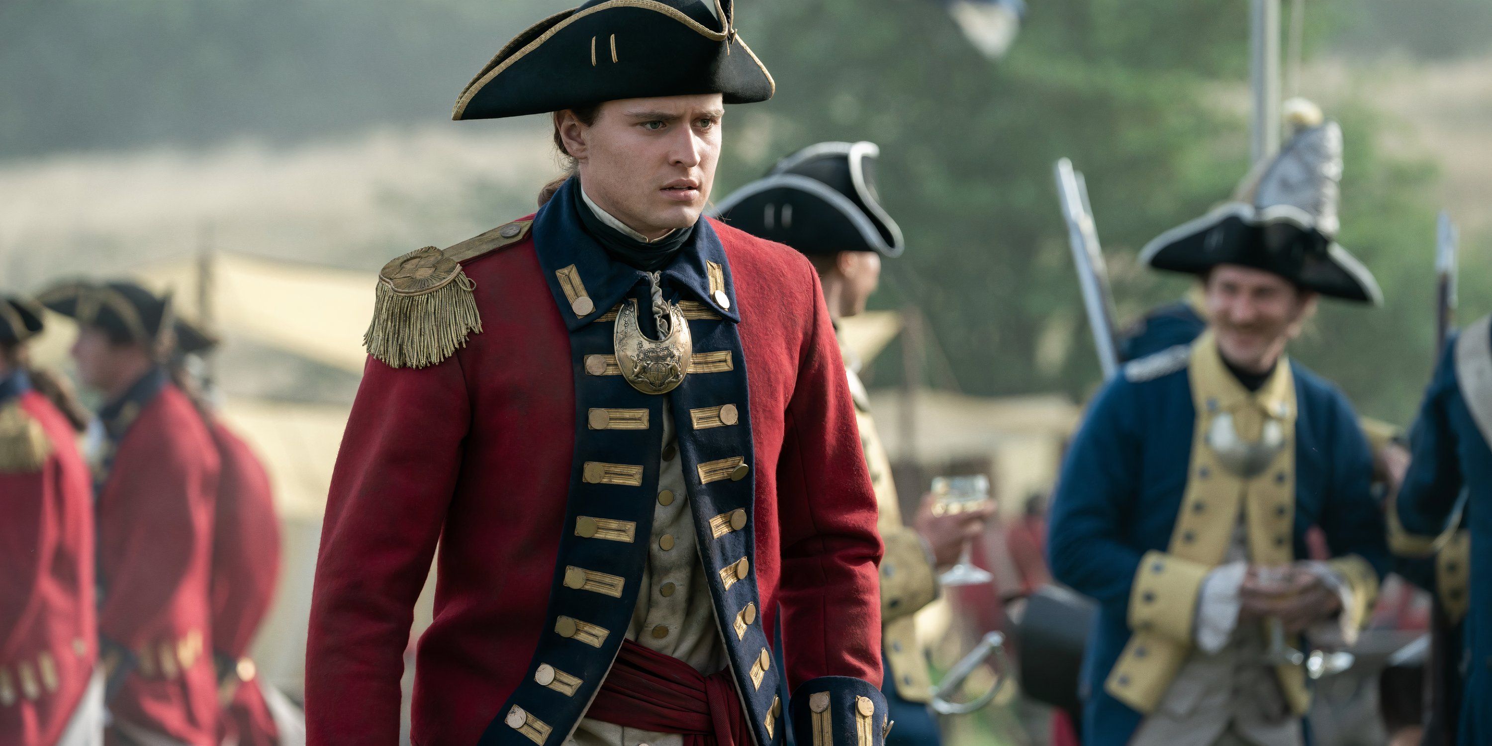 Henry Ashton strides forward in Outlander