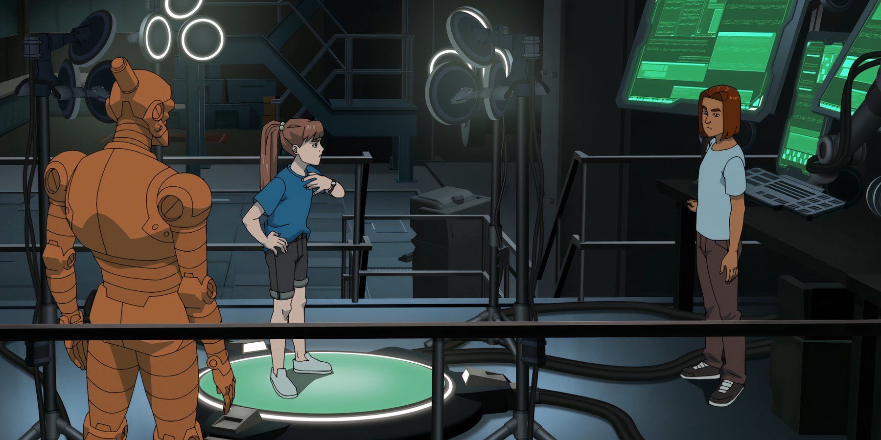 Monster Girl participa en el Experimento de Robot en Invincible