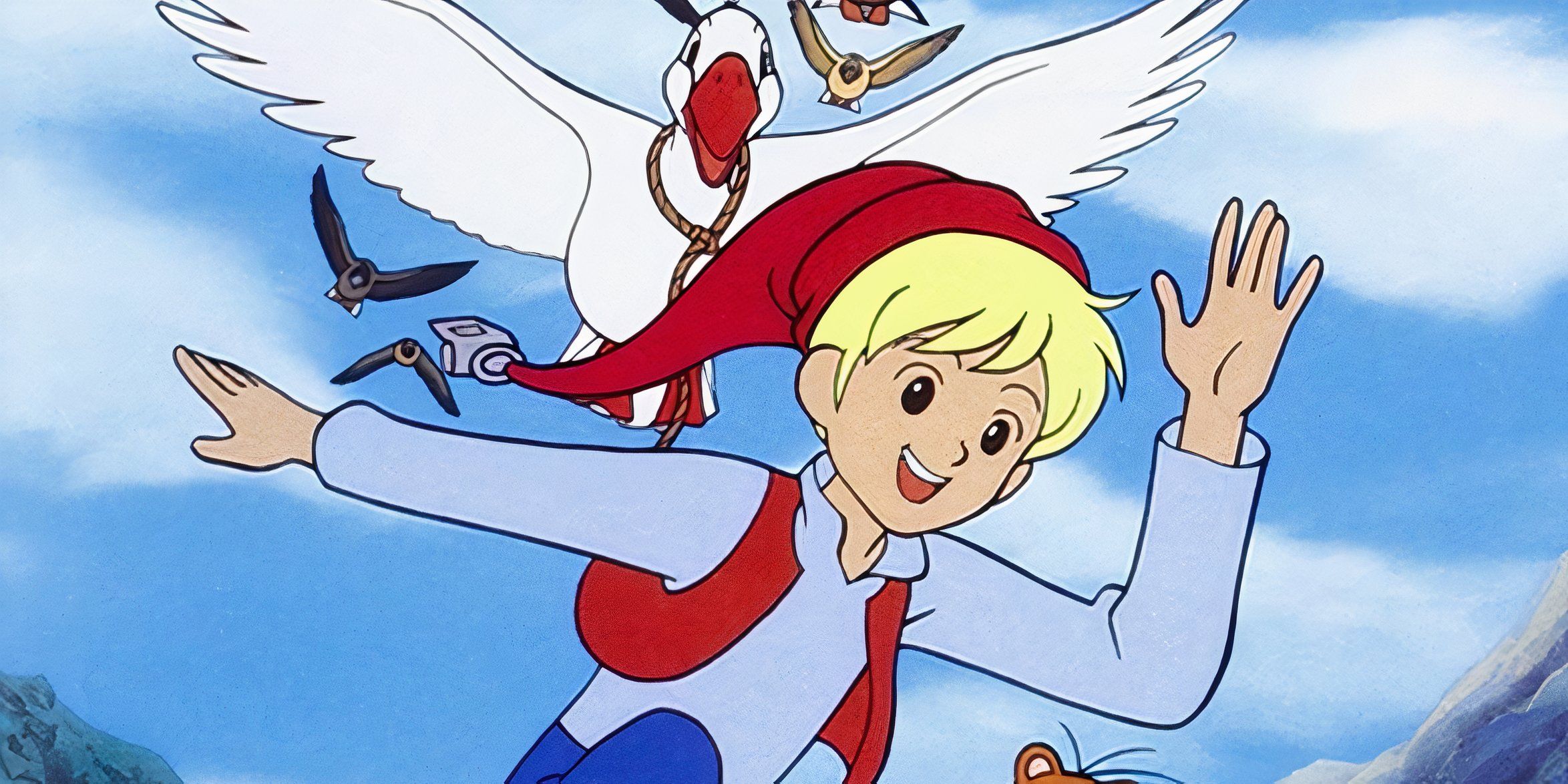 Nils Holgersson Waves in The Wonderful Adventures of Nils Holgersson.