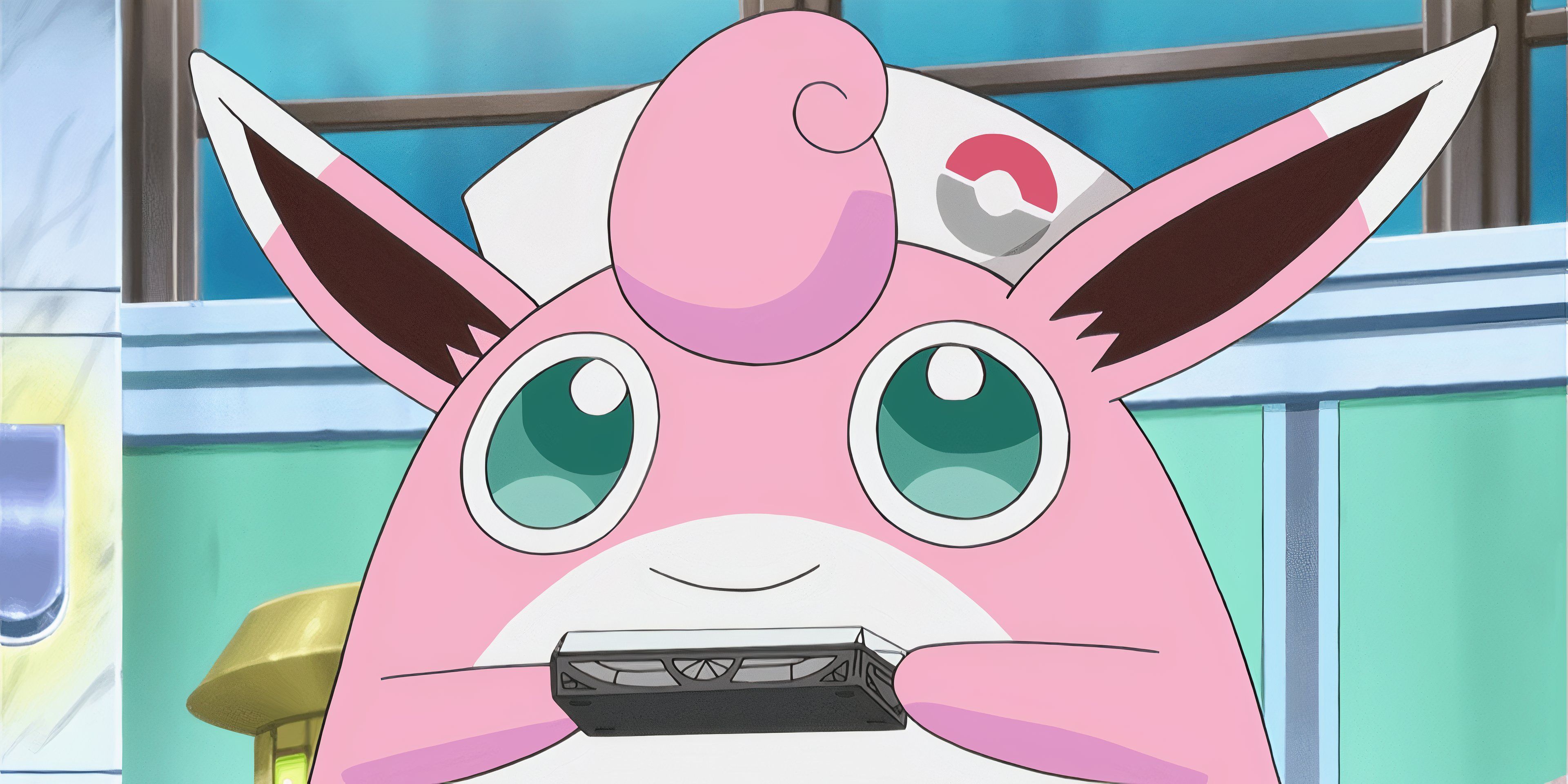 Nurse Joy's Wigglytuff Is Ready to Help in the Pokemon Anime.