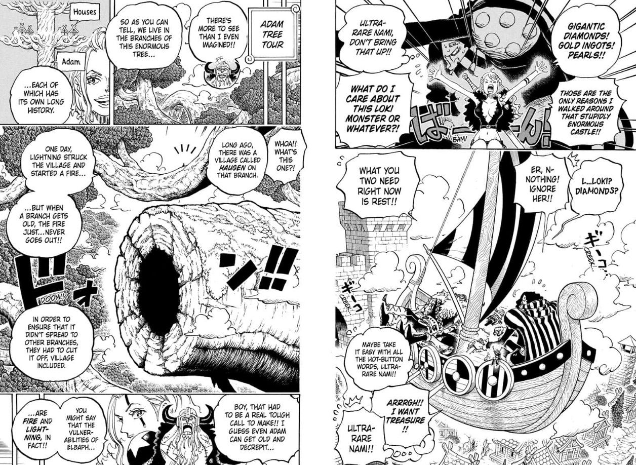 Ripley talks to Franky in One Piece chapter 1141.