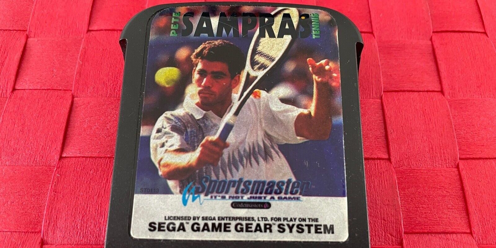 Pete Sampras Tennis Game Gear cartridge