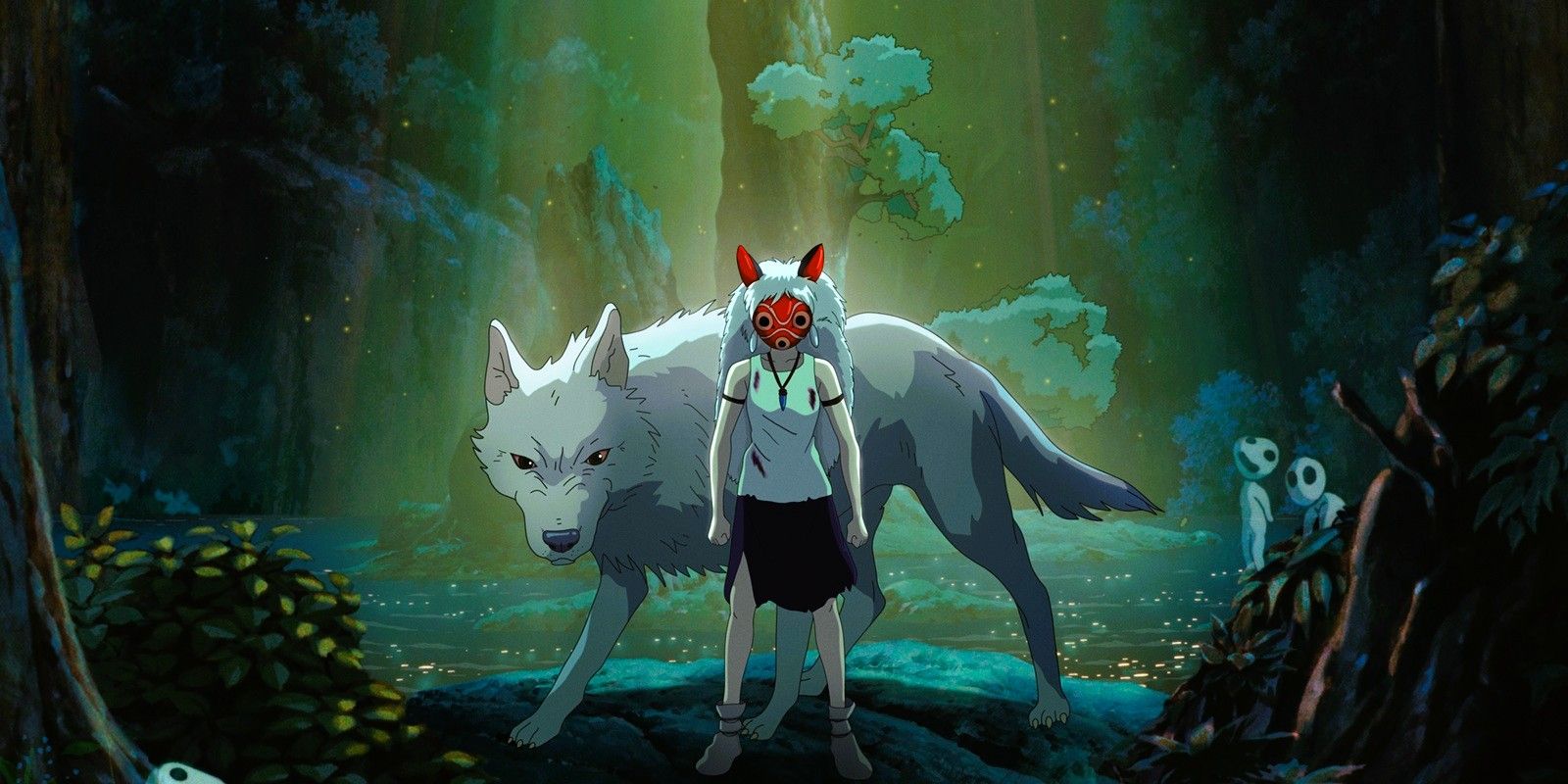 New Studio Ghibli Princess Mononoke anime poster for IMAX release