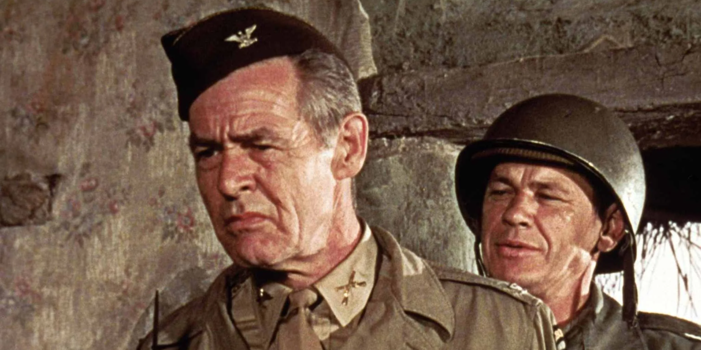 Kirli Düzine'de Robert Ryan ve George Kennedy