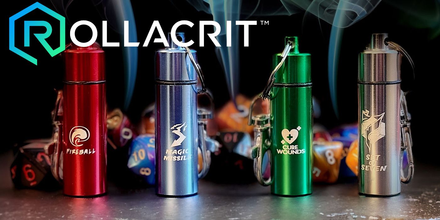 Rollacrit's Tiny Dice Keychains Guarantee You'll Never Be Caught Without Dice Again