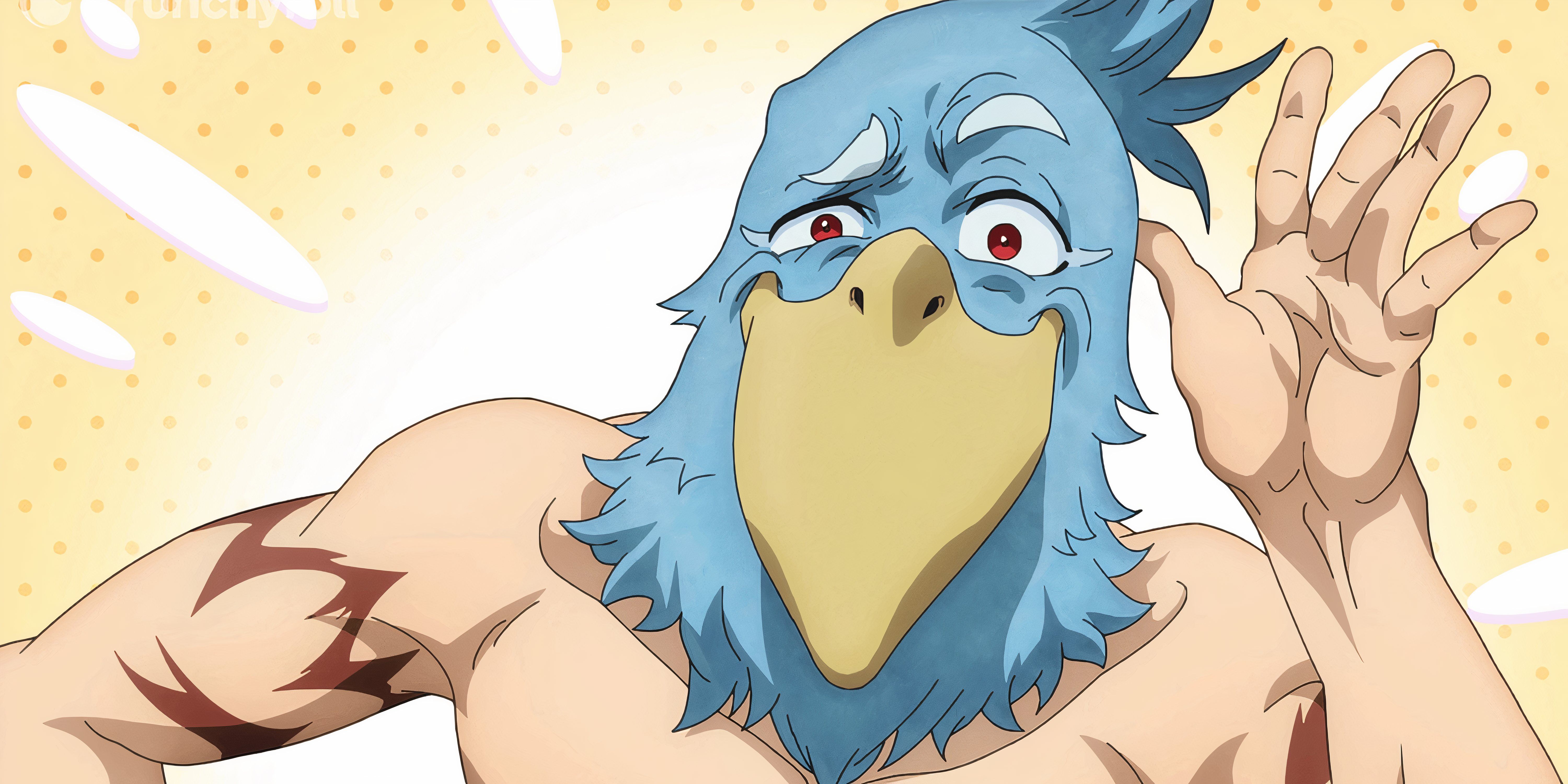 Sunraku Looking Smug in Shangri-La Frontier