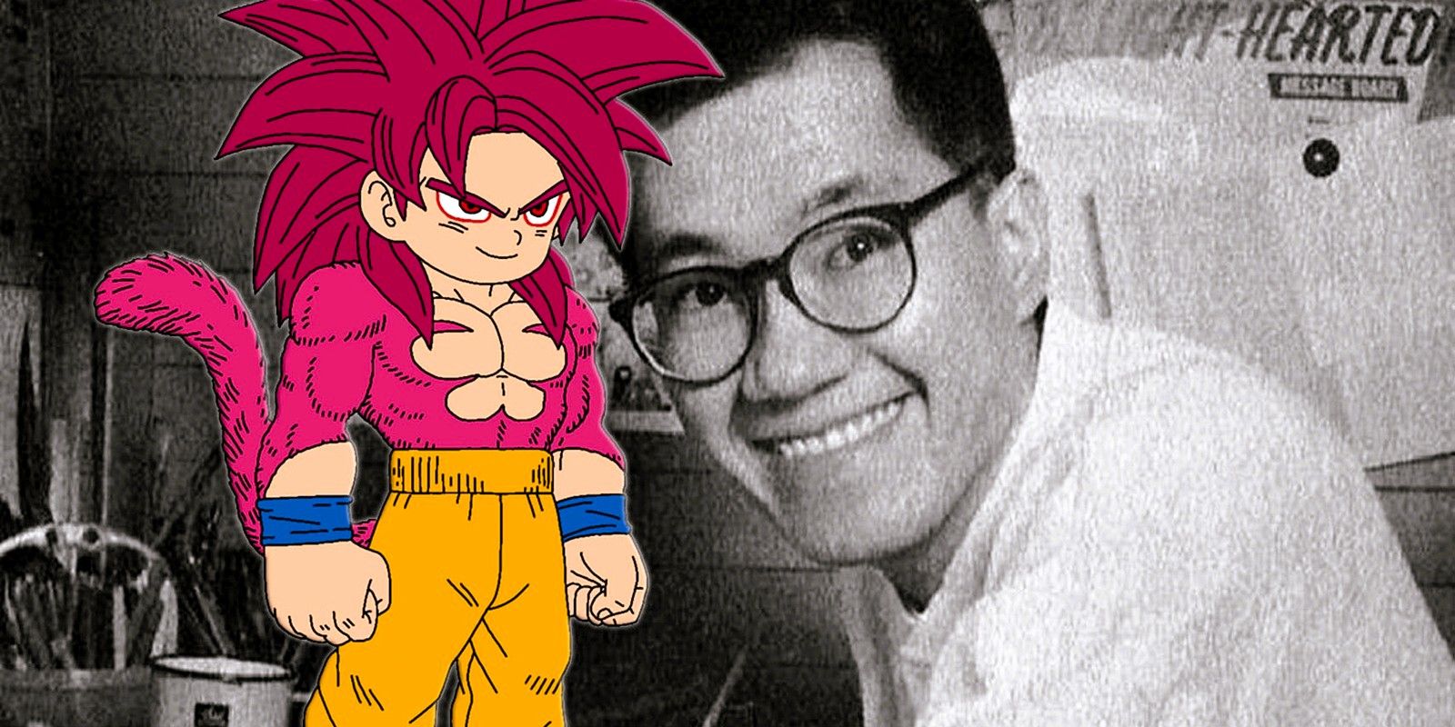 Dragon Ball Daima's Super Saiyan 4 Goku Mini e Akira Toriyama