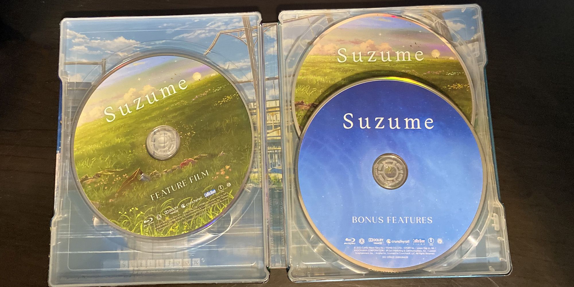 Suzume Discs Interior Jewel Case