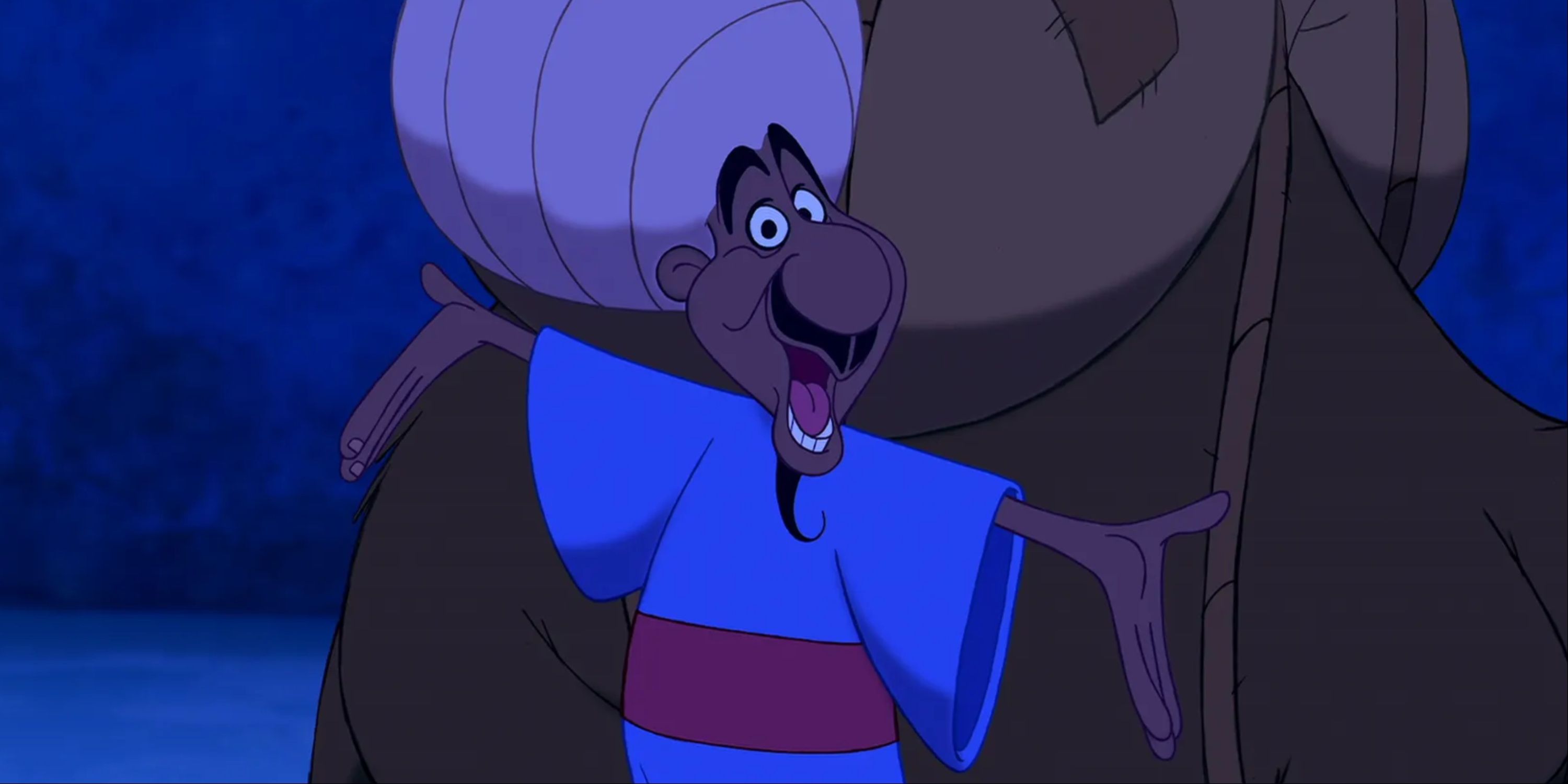 The Peddler from Aladdin's opening scene